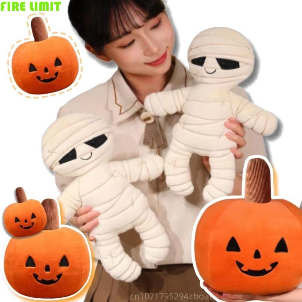 FIRE LIMIT Halloween Pumpkin Plus Doll, All Saints 'Day Mummy Ghost Pumpkin Mummy Pumpkin Mummy Pump