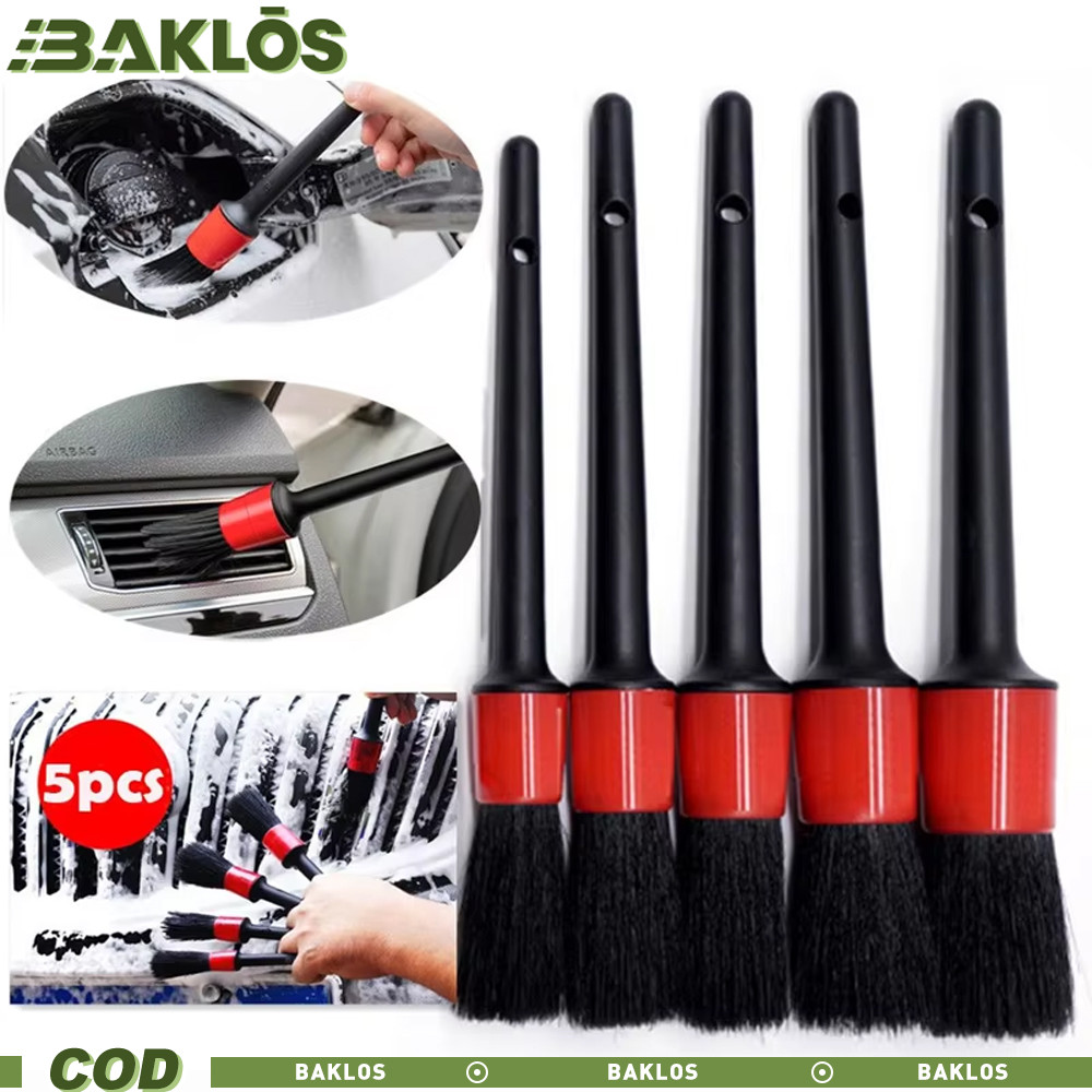 Bộ 5 Chổi Cọ Vệ Sinh Xe Ô Tô Đa Năng