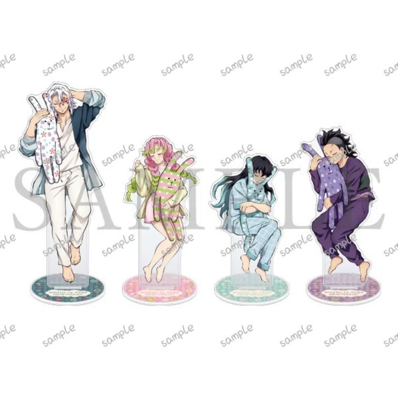 15cm Anime Demon Slayer Uzui Tengen Mitsuri Muichirou Genya Acrylic standing bracket Model Desk Deco