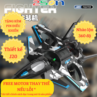   Bằng Xốp Máy Bay Điều Khiển Chiến Đấu 2SON Tặng Kèm 3Pin Cho Điều Khiển Có Đèn Phát Sáng 