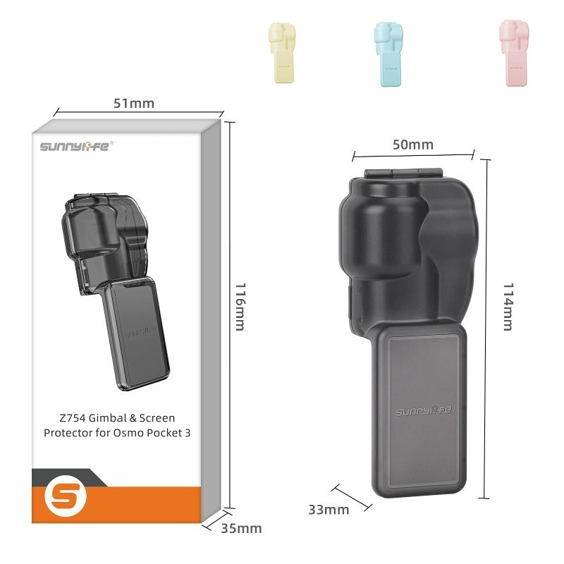 DJI OSMO Pocket 3 Vỏ Bảo Vệ Vỏ Nhựa Cầm Tay Gimbal Camera Cho DJI OSMO Pocket 3 Ốp Lưng