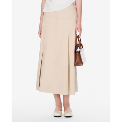 GIGI - Chân váy phom suông midi hiện đại_G3302S251368-01