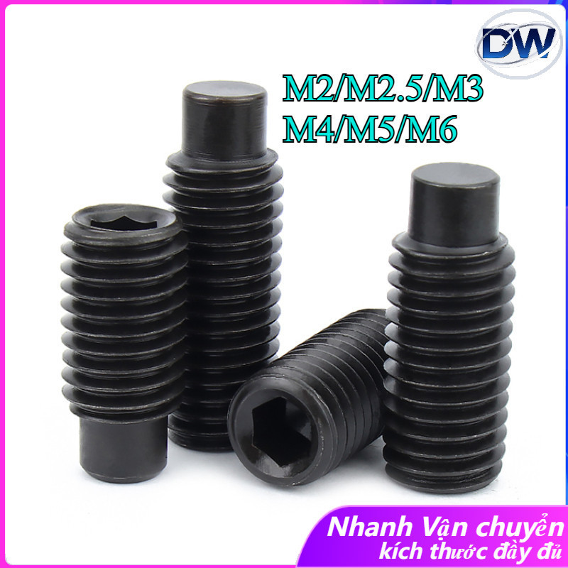 12.9 Lớp Hình Trụ Chắc Chắn Lục Giác Ổ Cắm Vít Bump Machine Meter Nails M2 / M2.5 / M3 / M4 / M5 / M