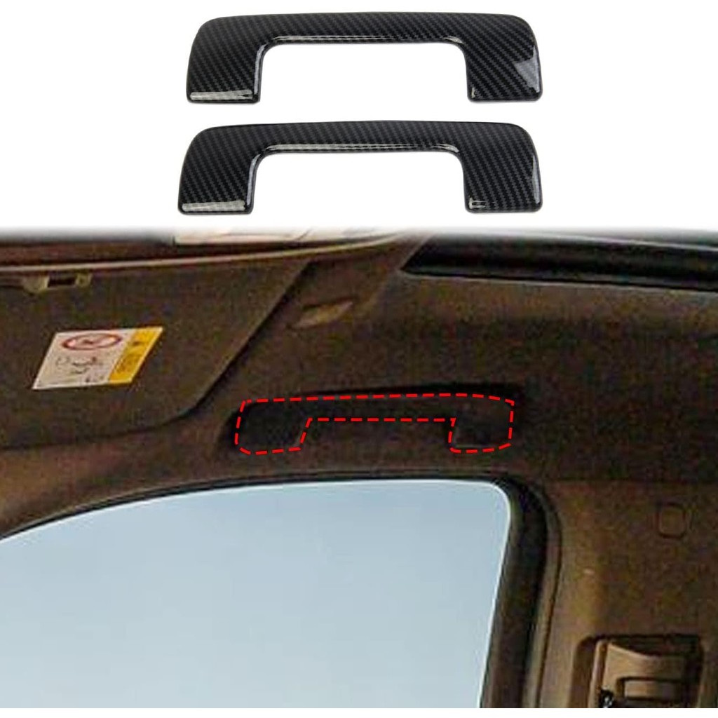 Sợi Carbon Nội Thất Mái Tay Cầm Bao Viền Cho 2021-2025 Chevy Tahoe Suburban Cho 2021-2025 GMC Yukon