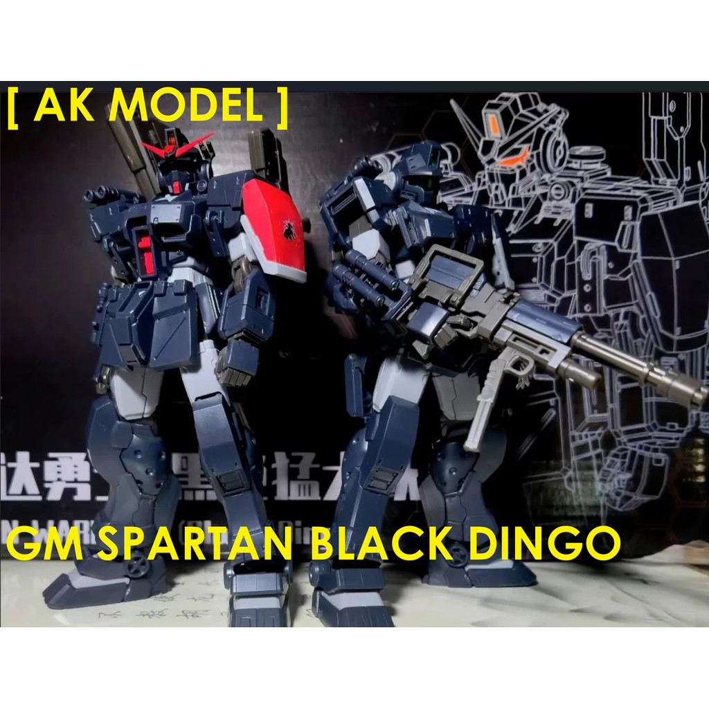AK GM Spartan Black Dingo (chất lượng cao) Model lắp ráp HG GM Spartan