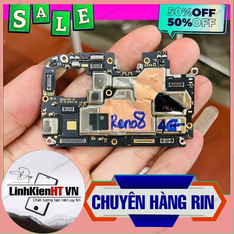 Main Xác Oppo Reno 8 4G Lấy Linh Kiện Sữa Chữa,Lấy IC... / Main Xác / Main Phế Oppo Reno 8 4G