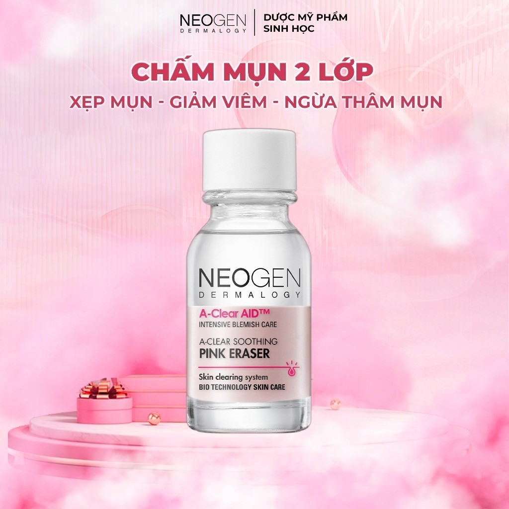Ảnh 2 của Chấm Mụn 2 Lớp Xẹp Mụn Sau 4H Neogen Dermalogy 15ml