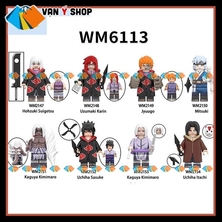 Naruto Sasuke Itachi Mô hình Nhân vật Làng Lá Mitsuki Jyuugo WM6113