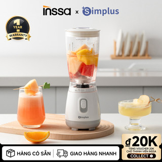  Inssa × Simplus Inssa × Simplus Máy Xay Sinh Tố Đa Năng LLJH004FZ Dung Tích 600mL - Bảo Hành 1 Năm 