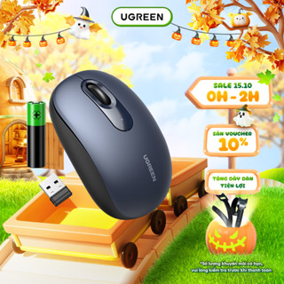 Chuột không dây 2.4G UGREEN MU105 | 4 mức điều chỉnh DPI | Độ yên tĩnh cao | Bảo Hành 18 Tháng 1 Đổi 1