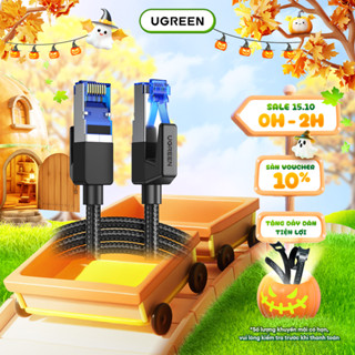 Cáp mạng Cat8 đúc sẵn bọc dù dài 1-5M chính hãng UGREEN NW153