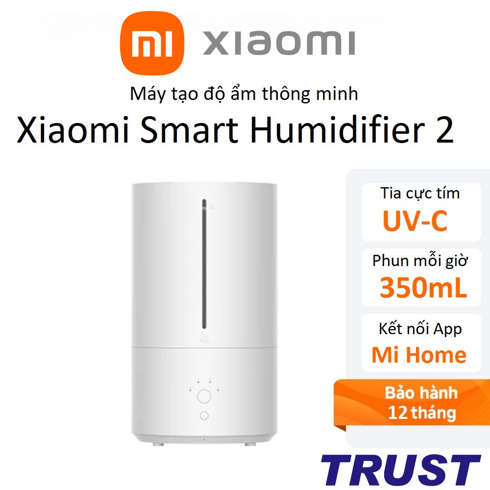 Máy tạo độ ẩm Xiaomi Smart Humidifier 2 EU (BHR6026EU) - Dung Tích 4,5L - Chính Hãng