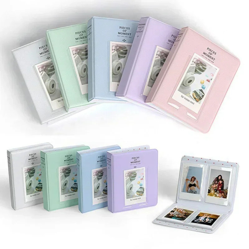 64 Túi Cho Polaroid Album Ảnh Mini Hộp Đựng Hình Ảnh Cho Fujifilm Instax Phim Mini Instax Album Ảnh 