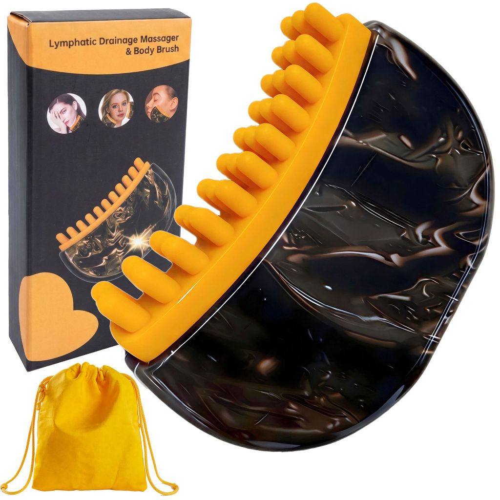 Mẫu Riêng Sản Phẩm Mới 2026 Lymphatic Facial Contour Brush Body Brush Face Scraping Lymphatic Brush 