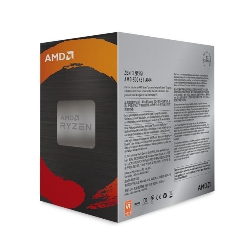 CPU AMD Ryzen 5 5500GT chính hãng box tích hợp đồ họa vega bộ vi xử lý máy tính bàn pc văn phòng tốt