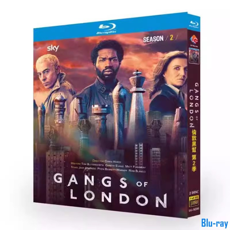 [THƯƠNG HIỆU MỚI SEALED] Phim truyền hình Anh Gangs of London Season 2 (2022) Hộp Blu-ray 2 đĩa