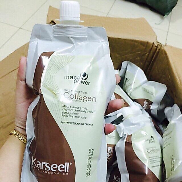 Dầu hấp tóc Collagen Karseell Mâc 500 ml