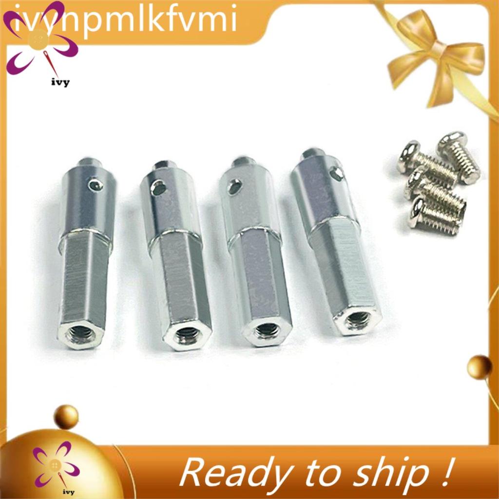 [Ivym] Bộ chuyển đổi lục giác trục trục cổng kim loại 4 chiếc LD-P06 cho phụ tùng ô tô RC LDRC LD-P0