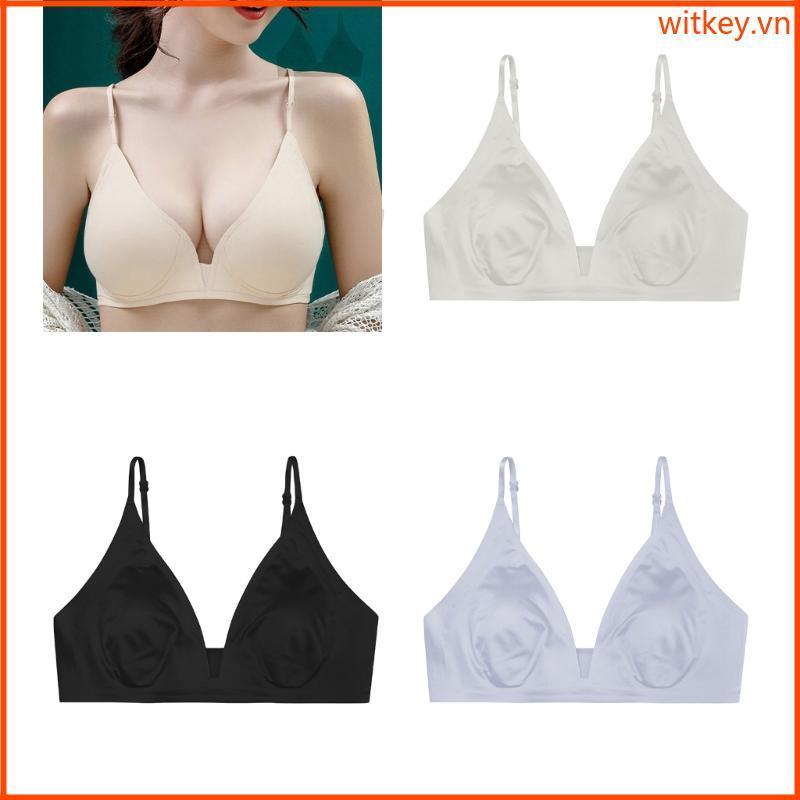 WIT Hàng Ngày Mặc Quần Lót Nữ Vải Nylon Siêu Mỏng Satins Underwire Áo Lót