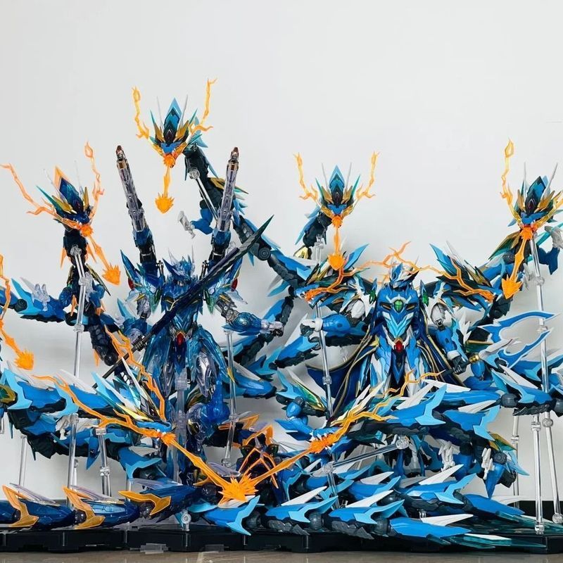 [Phải Chong] Modong Hạt Nhân Ao Bing Bai Xue Ji Cao Ren Lu Bu Dị Giáo Mẫu Lắp Ráp Gundam Đẹp Trai Ng