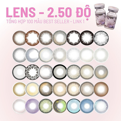 [2.50 độ] Tổng hợp lens mắt cận 2.50 độ bán chạy nhất, hsd 6 tháng - thương hiệu LUNA EYES