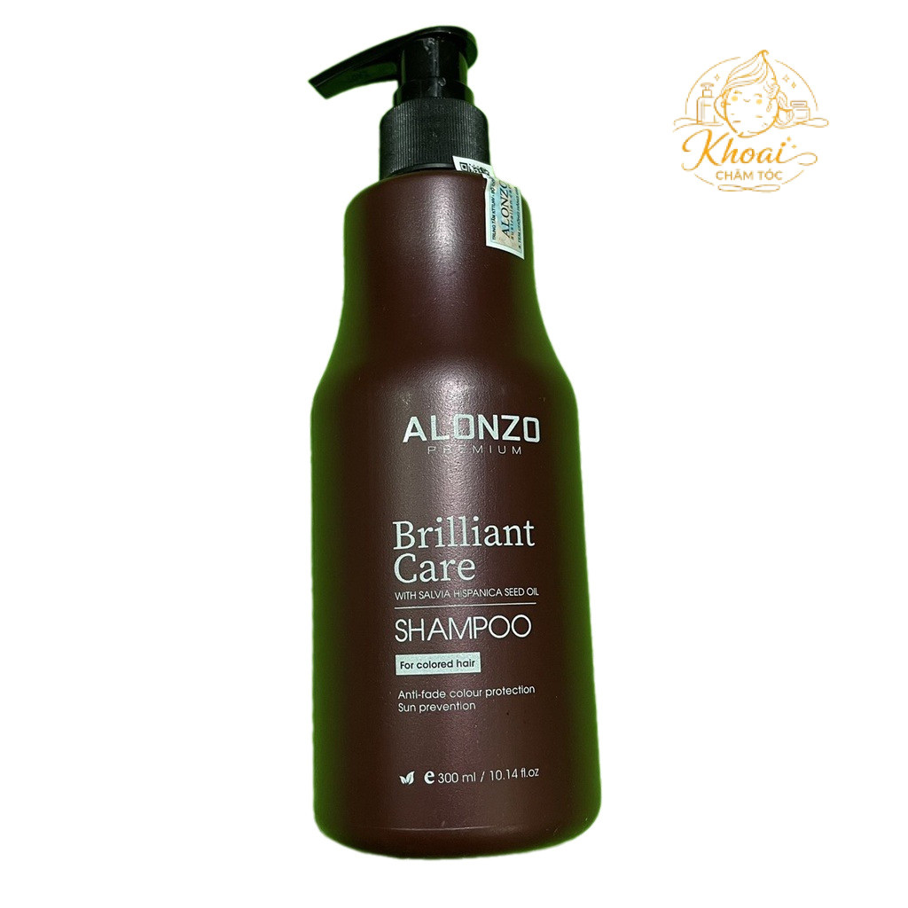 Dầu xả chăm sóc tóc nhuộm Alonzo Brilliant Care Conditioner 300ml <TX>