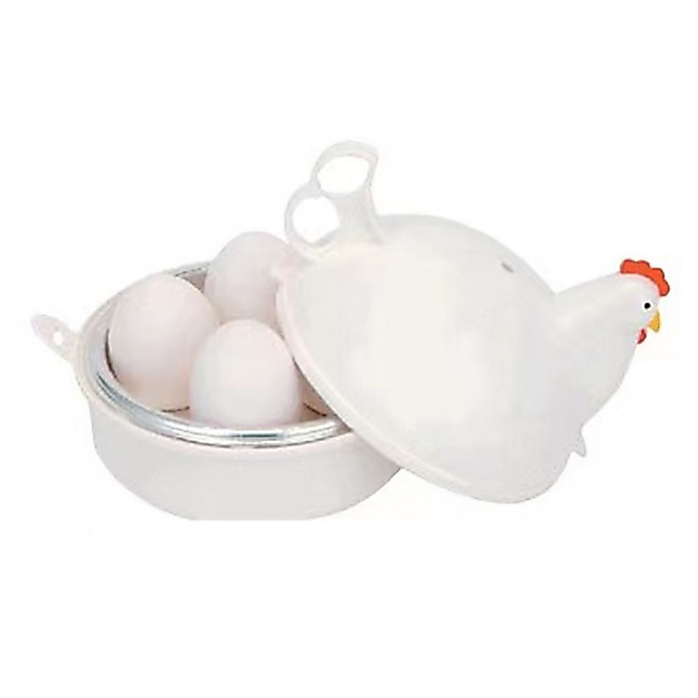 [DOLLDOLL-VN]Egg-Cooker Boiler  Microwave Oven Cooker Egg Detaches  The Shell Steamer-Kitchen