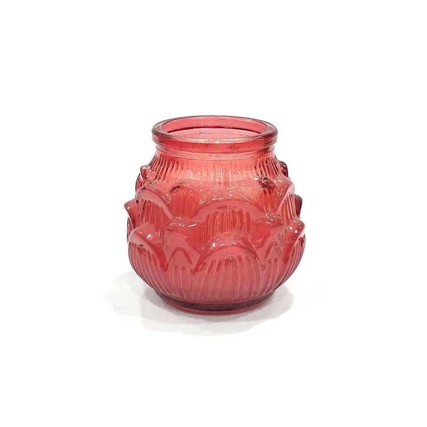 Nến thơm Eden Candle, Hũ nến thơm hình hoa sen Eden Candle EDC0719 cháy 18 giờ (size S)