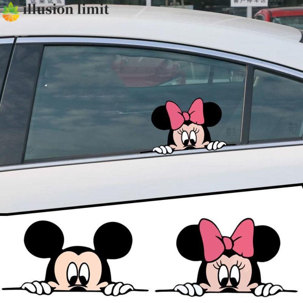 Blazeflow Chuột Mickey Xe Dán, Tự Dính Mickey Minnie Mickey Minnie Mickey Minnie Xe Bên Cửa Dán, Giấ