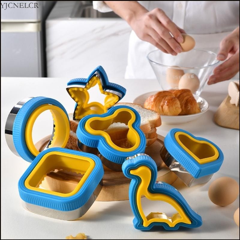 Máy cắt bánh sandwich YJCNELCR Chất liệu nhựa Máy làm bánh sandwich cho trẻ em Máy cắt bánh mì Sandwich