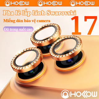  Miếng dán kính cường lực đính đá bảo vệ camera cho iPhone 11 12 12 Mini 13 13 Mini 14 15 16 17 Pro Max Plus 17 Air 