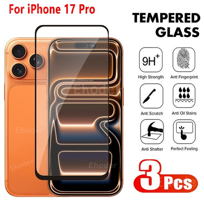 Kính Cường Lực Cho iPhone 17 Pro Max 17Ari 4G 5G 2025 Bảo Vệ Màn Hình Full Cover Kính Bảo Vệ Cho i17