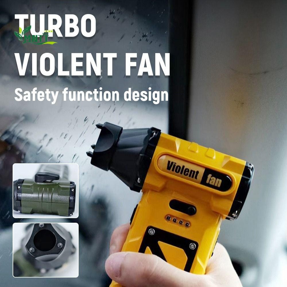 MNTT Mini Turbo Jet Fan Thiết kế búa an toàn Máy thổi bạo lực Chức năng thoát hiểm khẩn cấp