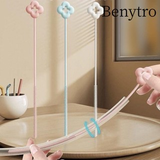 Bàn chải vệ sinh ống hút BENYTRO dài có thể tái sử dụng, dụng cụ làm sạch gia đình, tiện ích nhà bếp