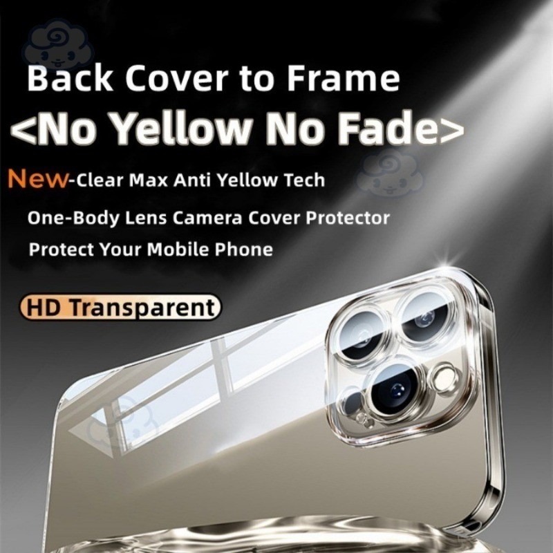 [Không bao giờ chuyển sang màu vàng] Vỏ PC trong suốt siêu mỏng 0,3mm cho iPhone 17 16 15 Pro Max 14 13 12 11 Pro Max Air 14 15 16 Plus Crystal Hard PC Ốp điện thoại chống sốc | BigBuy360 - bigbuy360.vn