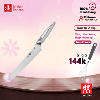 Dao bếp cao cấp Zwilling Fin 2 - Dao bánh mì 20cm sản xuất tại Nhật cán thép không gỉ vệ sinh