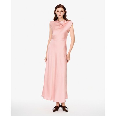 GIGI - Đầm sát nách midi phom suông cổ đổ_G2102D254159-47