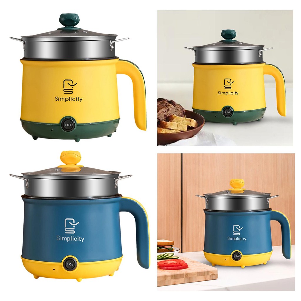 Điện Mini Lẩu Mini US Adapter Cắm Ramen Nồi Mì Nồi Nấu Ăn Để Nấu Ăn