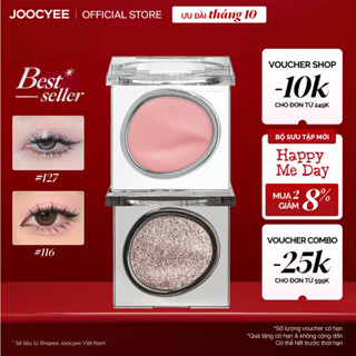 Bảng Phấn Mắt Đơn JOOCYEE Đa Dạng Đơn Sắc Dễ Tán Lâu Trôi Mịn Màng Nhũ Sáng Bóng Bẩy Tiệp Da Mỏng Nhẹ Nổi Bật Bền Màu Thời Trang Cá Tính 1.1g