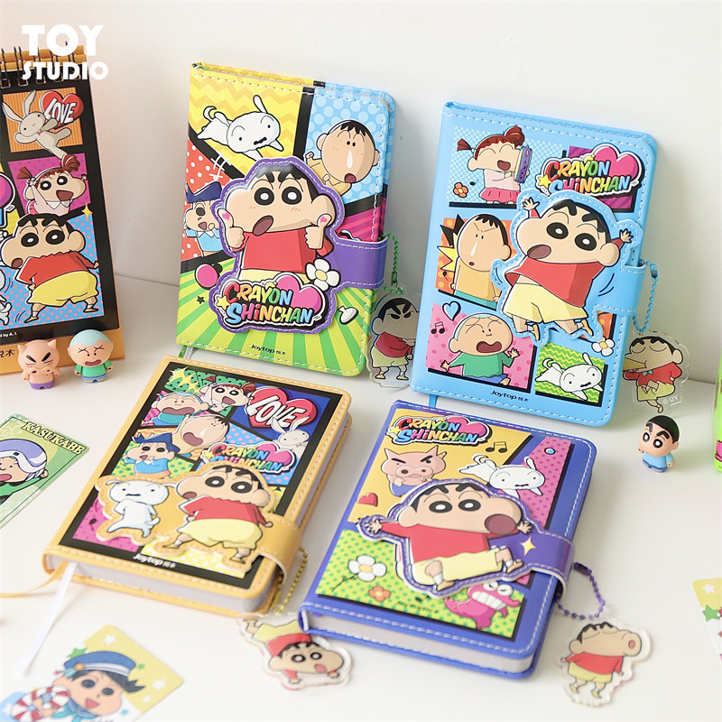 Chính Hãng Crayon Shin-Chan Crayon Shin-Chan Acrylic Notepad Sinh Viên Dễ Thương Di Động Văn Phòng P