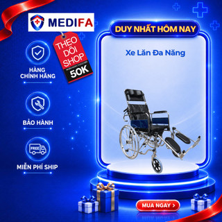 Xe lăn đa năng oromi alk952lbc-46 bọc da, có bô, ngả nằm thuận tiện, có thể gấp gọn, vật liệu cao cấp