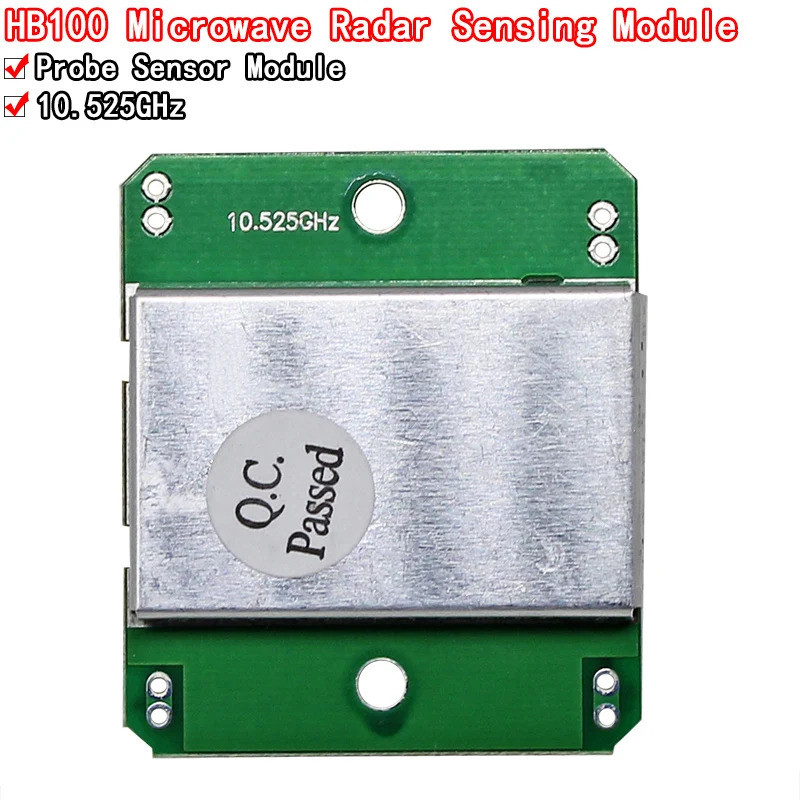 Cảm biến chuyển động mô-đun không dây Doppler vi sóng HB100 HB100, Cảm biến chuyển động lò vi sóng, 