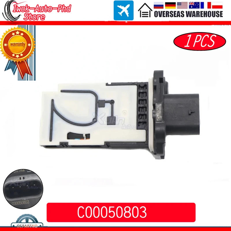 13628570107 Cảm biến đo lưu lượng không khí khối MAF cho BMW Mini 5WK98505 1362857010702