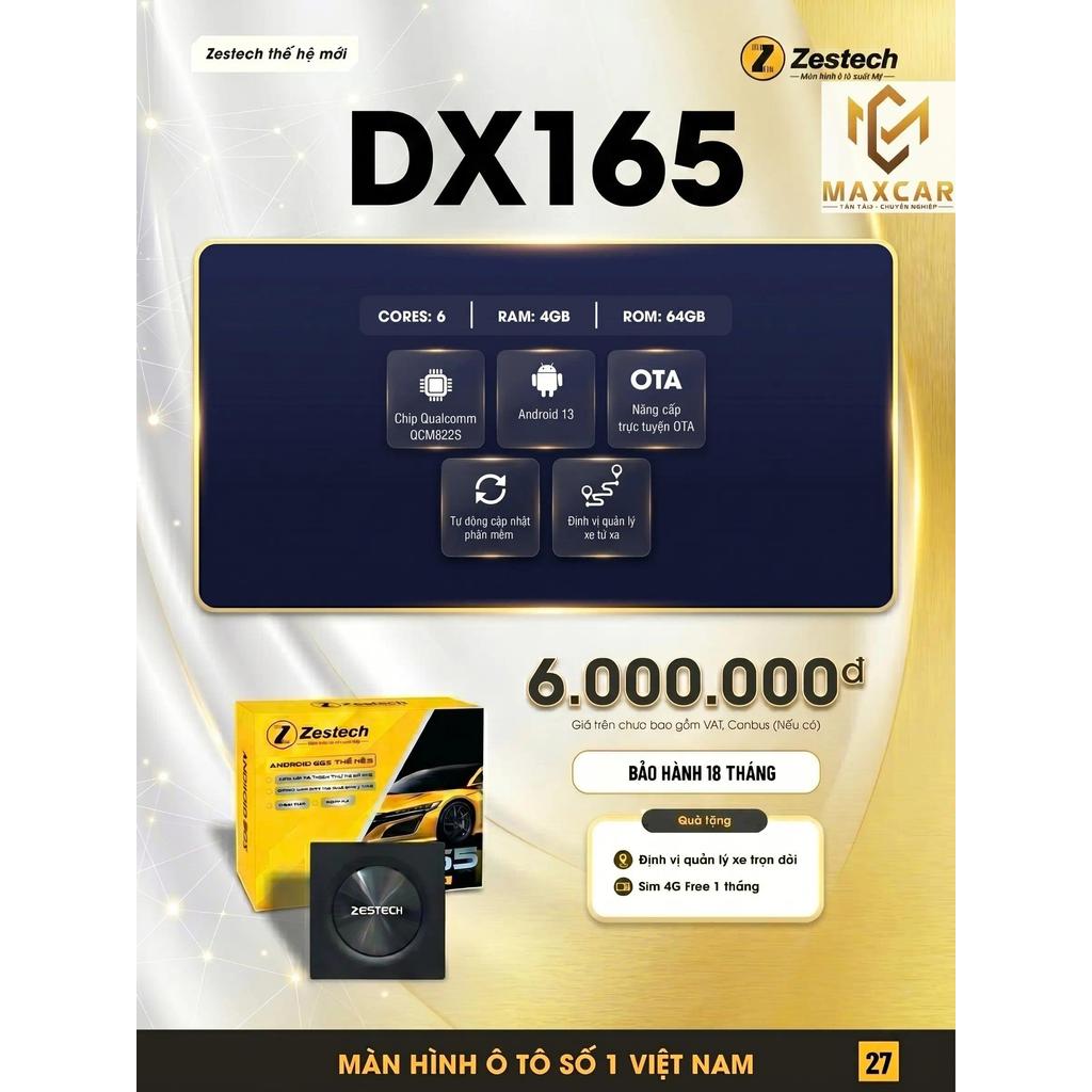 Android Box Zestech DX165 Thế Hệ Mới - Chip Qualcomm QCM6225, RAM 4GB/ROM 64GB