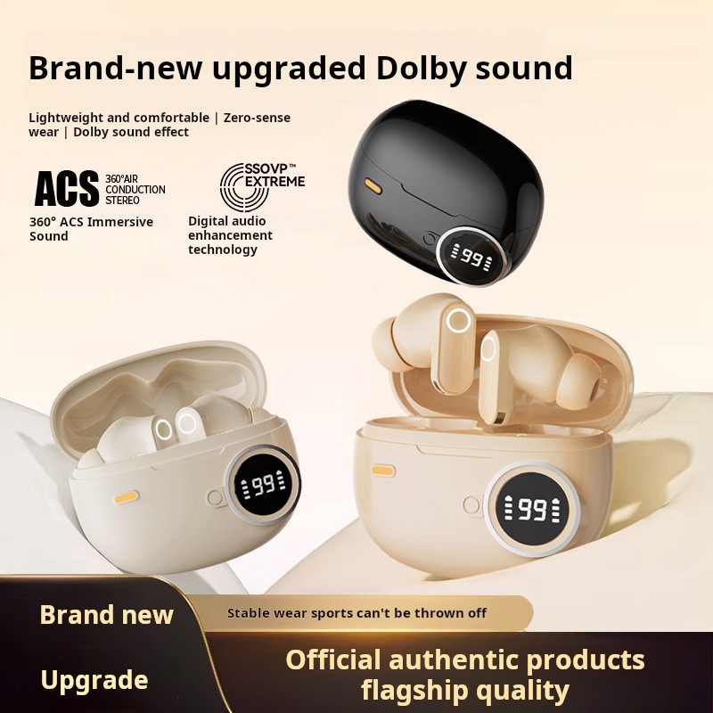 Nhà máy tai nghe tùy chỉnh trong tai B39 Bán buôn tai nghe Bluetooth không dây đích thực