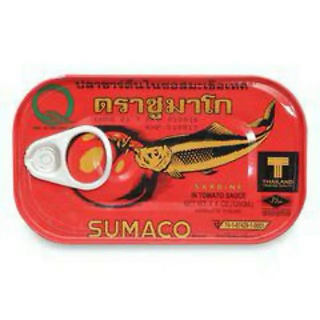 5hộp Cá Mòi Sốt Cà Sumaco Thái Lan 125gram