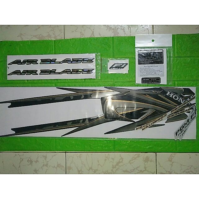 Trọn bộ tem Airblade Fi màu đen 2010