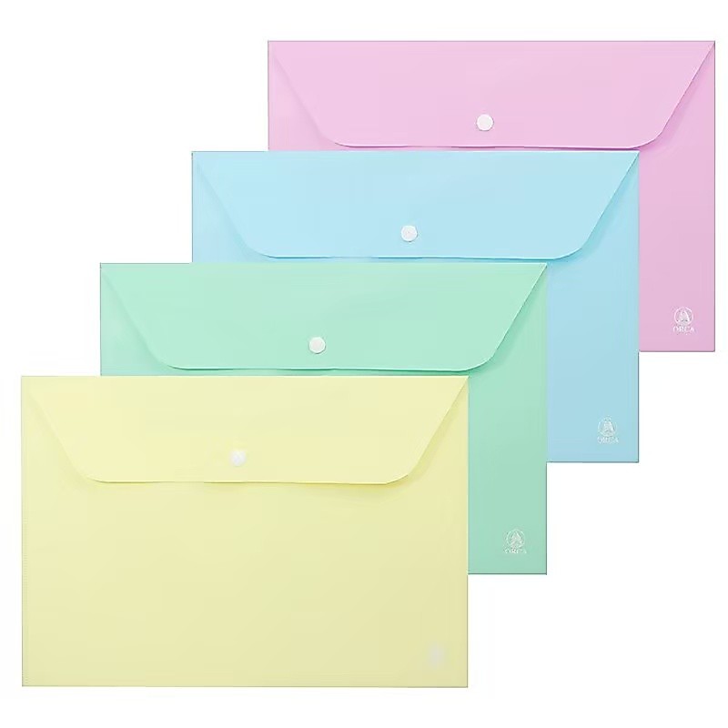 Tệp nút đơn ORCA A4 PASTEL Color A4 Tài liệu A4