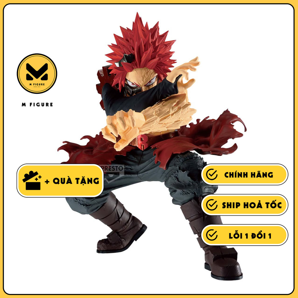 MÔ HÌNH Kirishima Eijiro - Boku no Hero Academia - Maximatic (Bandai Spirits) FIGURE CHÍNH HÃNG