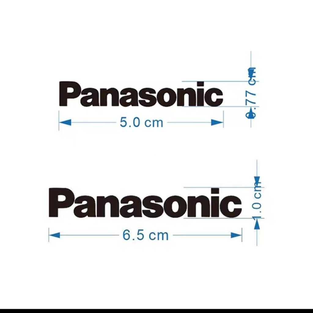 Ngày Bán Miếng Dán logo Điện Kim Loại Nhãn Dán Panasonic Máy Giặt Trang Trí Tủ Lạnh Điều Hòa Không K
